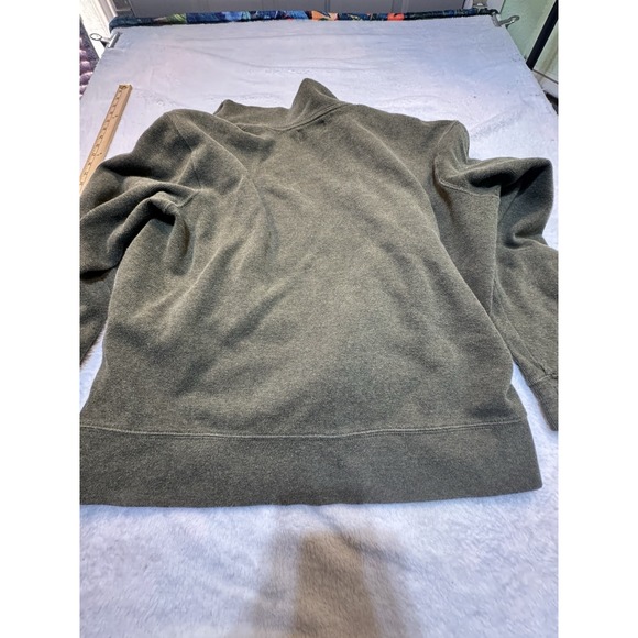 Polo Ralph Lauren Men's Full Zip Sweater Size L Hunter Green Collar Preppy - Picture 12 of 13